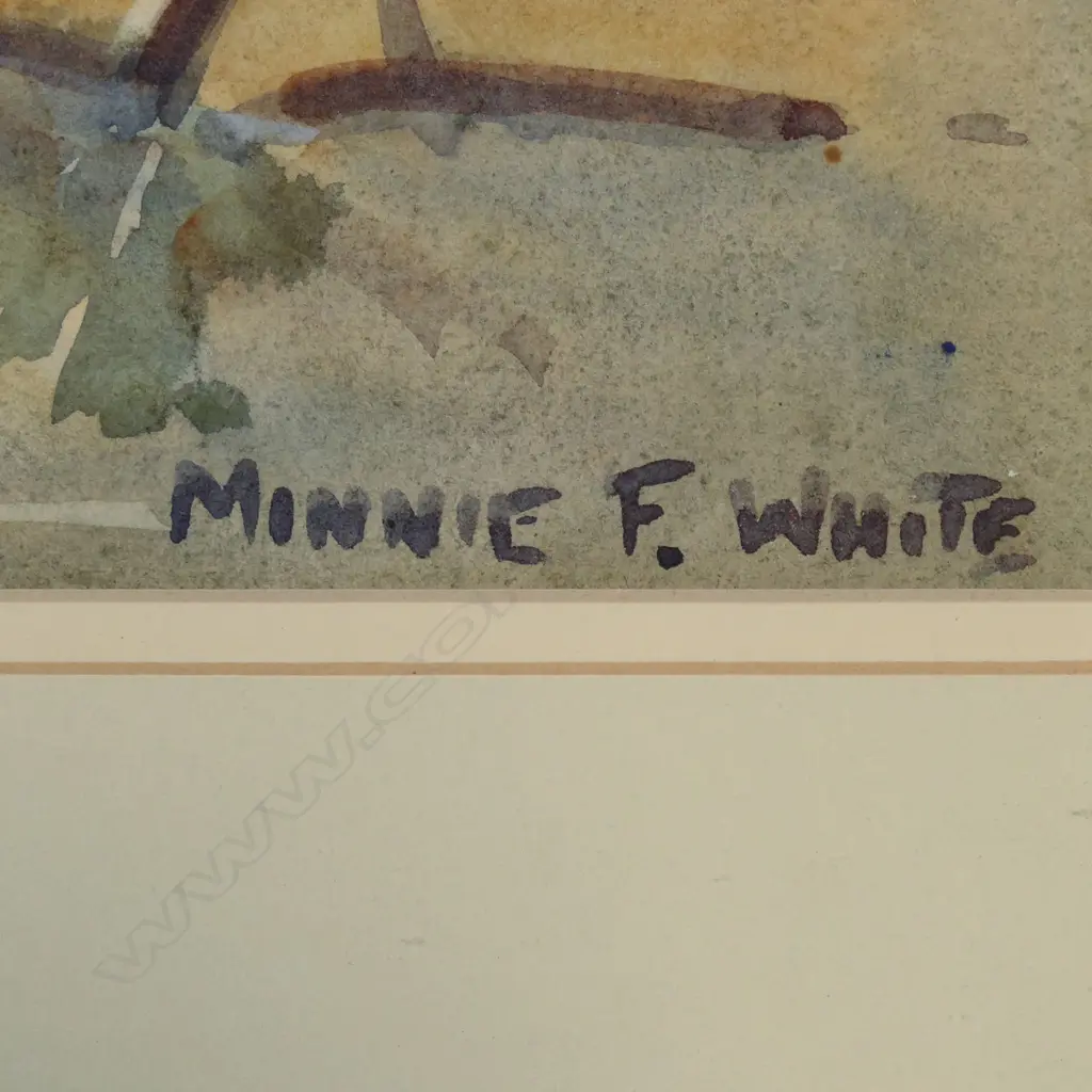 Minnie Frances White (NZ 1891-1983) 'The Old Cottage', Image 1++