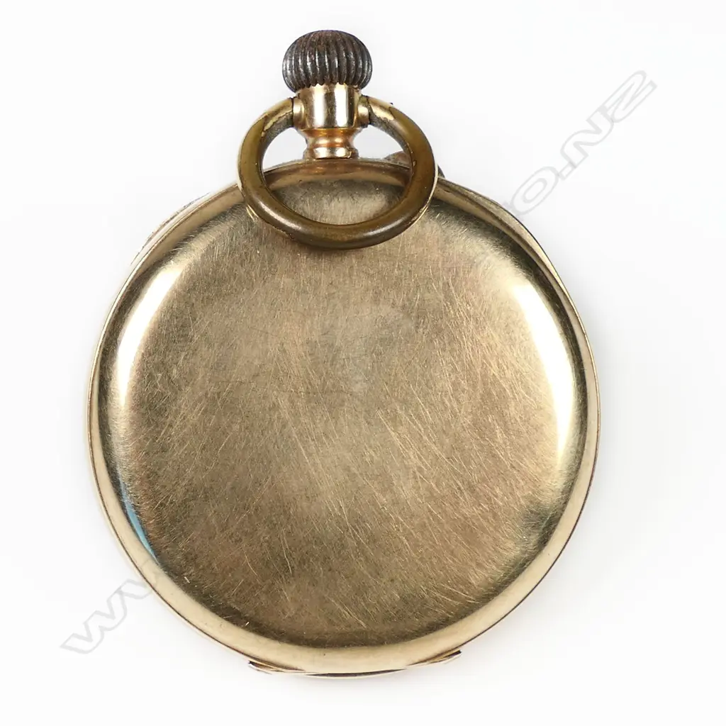 An early 20thC 9ct yellow gold Baume Longines gent's pocket watch, Image 1++