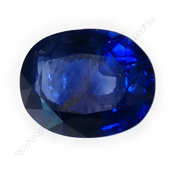 A 6.36ct sapphire unset gemstone,