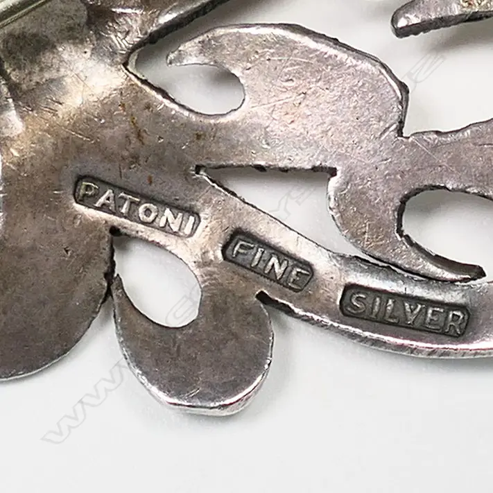 A vintage silver Patoni (Tony Buller) dragon brooch, Image 1++