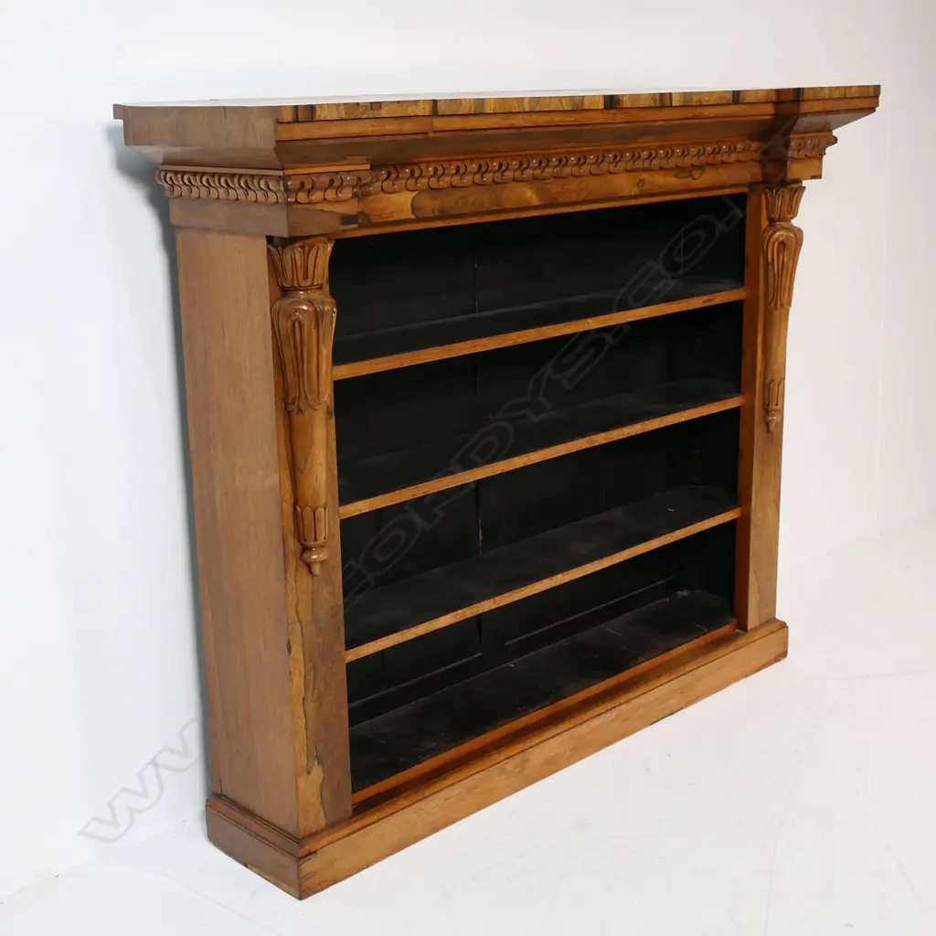 A 19thC rosewood bookcase, Image 1++