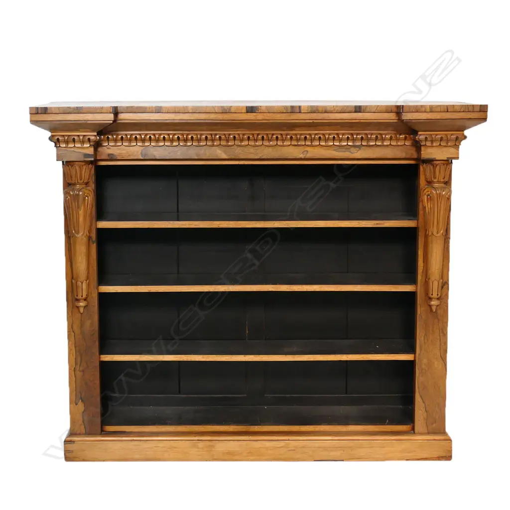 A 19thC rosewood bookcase, Image 1++