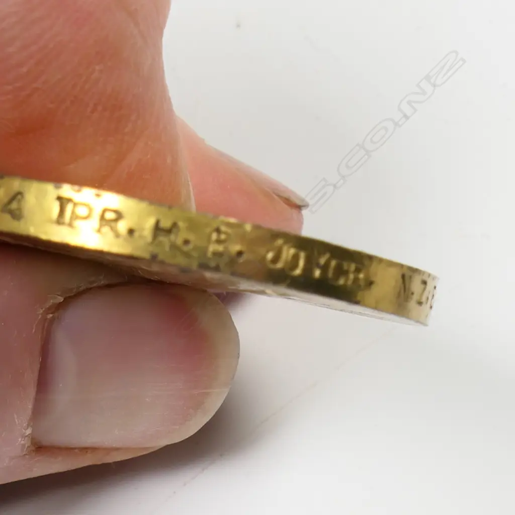 A WW1 Victory Medal impressed 7/74 TPR H B JOYCE NZEF. - Henry Bernard Joyce was killed at Gallipoli on 22 August 1915 aged 23 (but may have been as old as 26). He was from Taranaki and also ‘Strathdene’, Mt Eden Road but was serving with the Canterbury Mounted Rifles when killed. He was last seen 21 August 1915 and sustained wounds to the abdomen and arm during the 1st assault on Hill 60. Image 1++