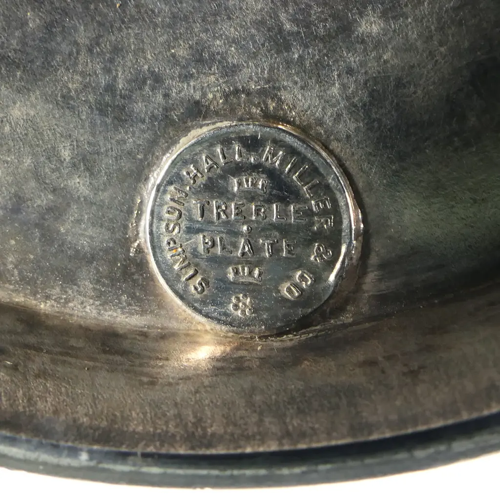 The Onehunga Regatta 1887 silver plate trophy cup - by Simpson, Hall, Miller & Co (Wallingford, Connecticut, USA). Dia.97mm. H.210mm. Image 1++
