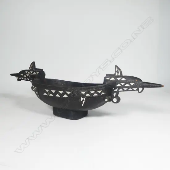 An old Solomon Islands Apira (Ceremonial Food Bowl)