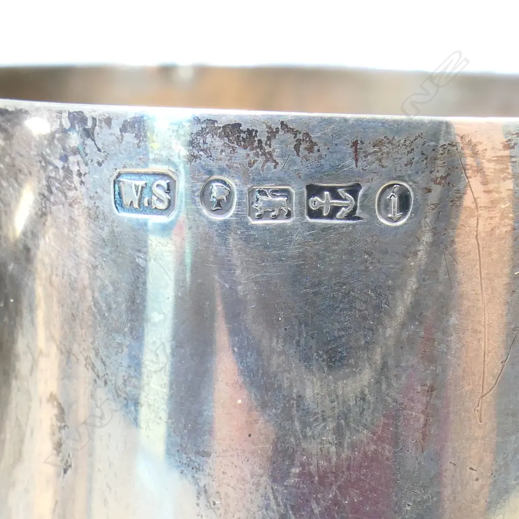 A 19thC New Zealand historical silver mug - presentation engraved 'Warrengate (Whanganui) Polo Sports 17th March 1894 Cigar & Umbrella Club Race Won by ...' Birmingham 1883 by W Spurrier & Co. H.105mm. 215gms. In original leather and gilded fitted case. Image 1++