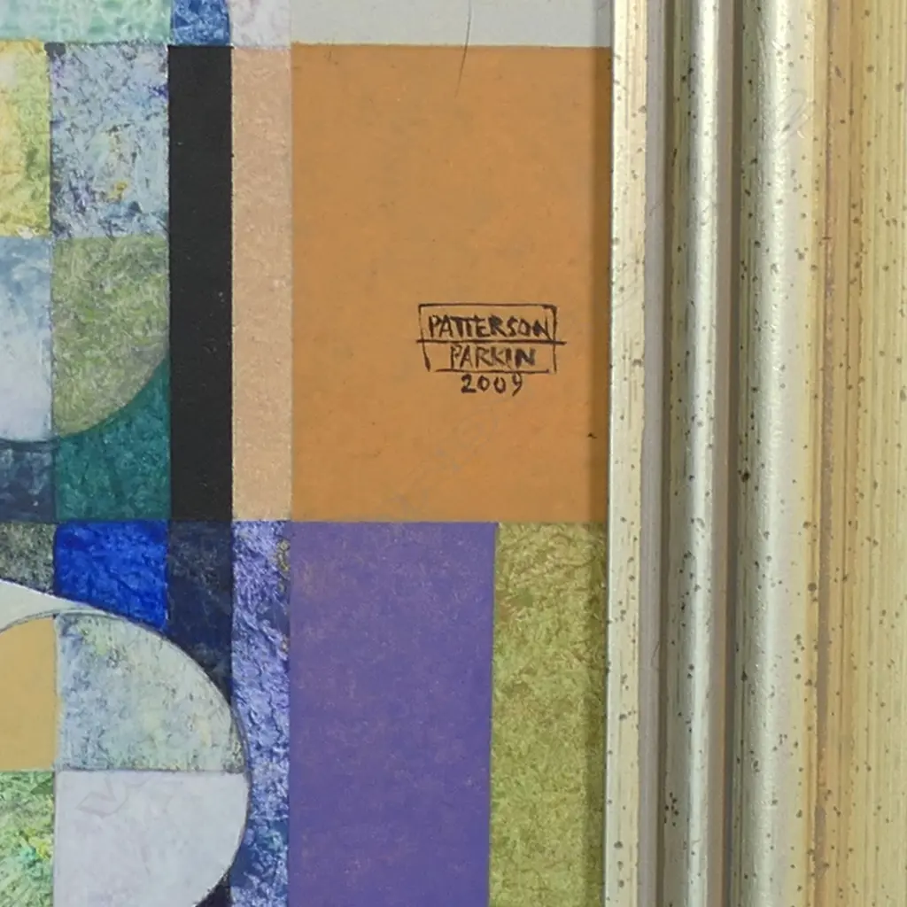 Patterson Parkin (1948) Untitled (Abstract violinist) - acrylic on board, signed and dated 2009. 290 x 240mm, Image 1++