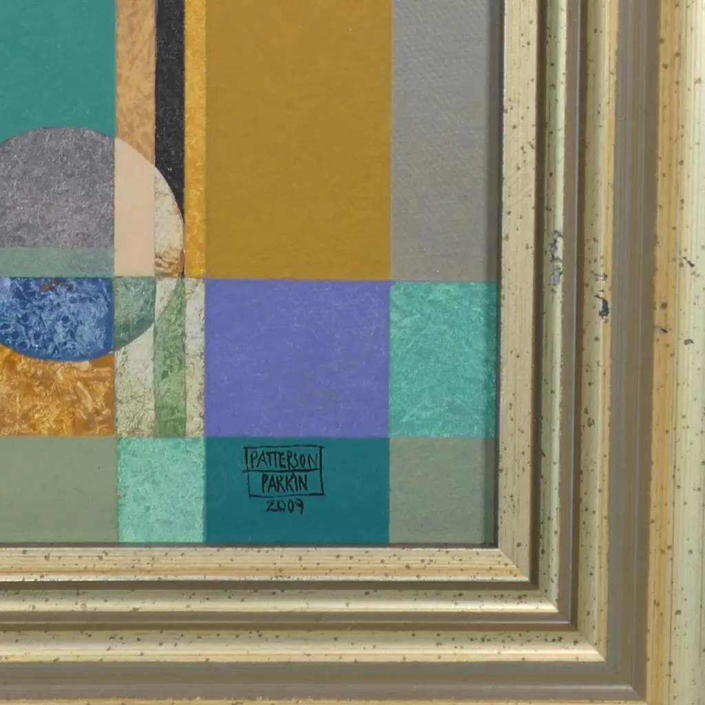 Patterson Parkin (1948) Untitled (Abstract saxophonist) - acrylic on board, signed and dated 2009. 270 x 230mm, Image 1++