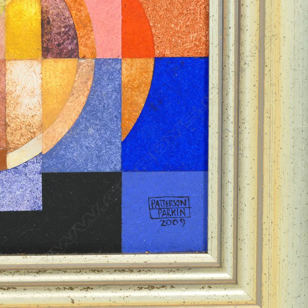 Patterson Parkin (1948) Untitled (Abstract violinist) - acrylic on board, signed and dated 2009. 290 x 240mm, Image 1++