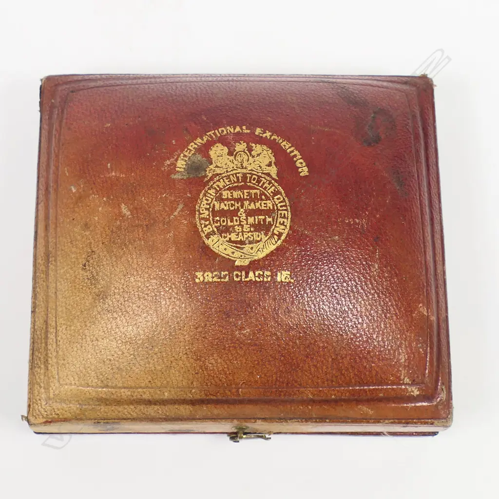 A 19thC gold framed large Grand Tour Taj Mahal painted ivory brooch - the glazed oval ivory panel with a finely detailed image reflecting in the foreground water. In gilded 14ct gold tested frame. W.70mm. In leather case 15.3gms. Image 1++