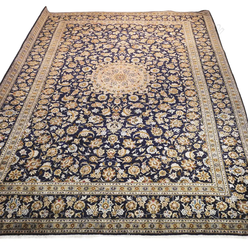 A fine large hand-knotted Kashan carpet, Image 1++