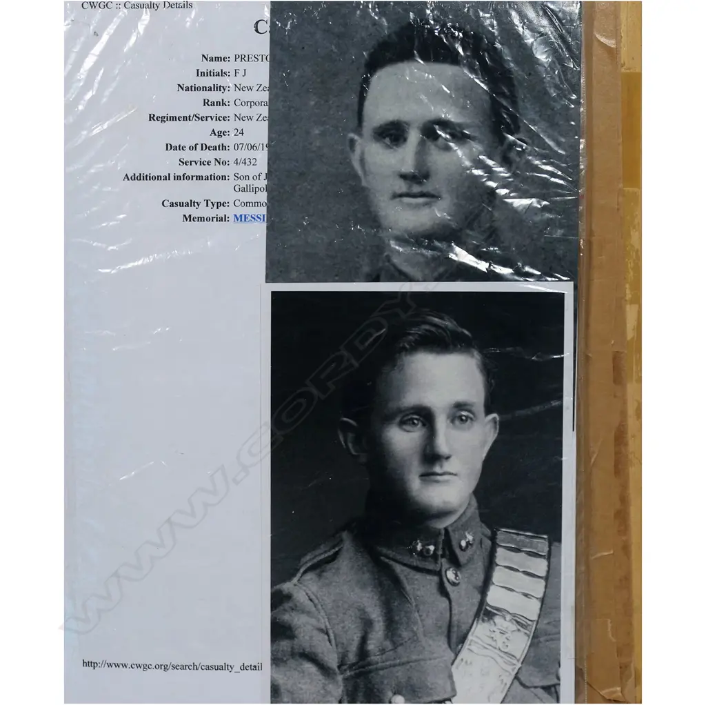 The Historic 1914-15 Star to Corporal Preston, Image 1++