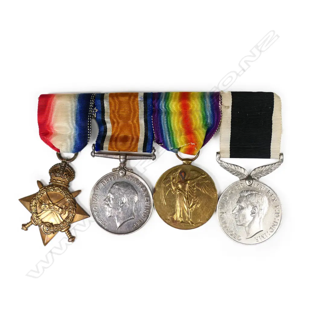 Three WWI medals to # 12/802 L/CPL. A. W. MADDEN. NZEF, Image 1++