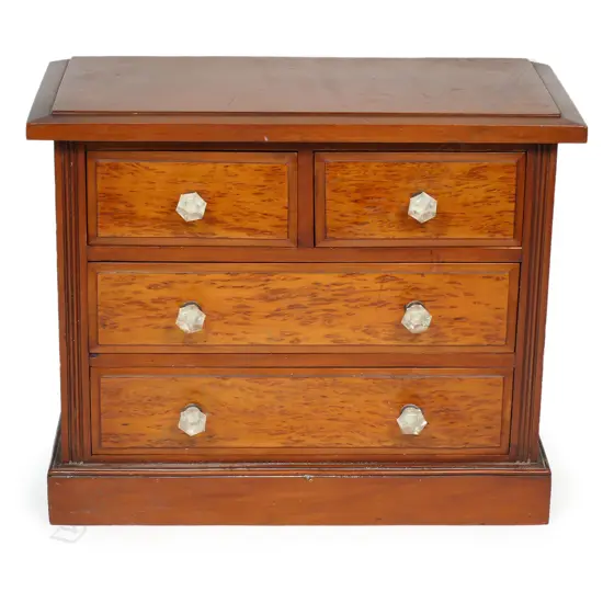 A c.1900 kauri quality apprentice chest,