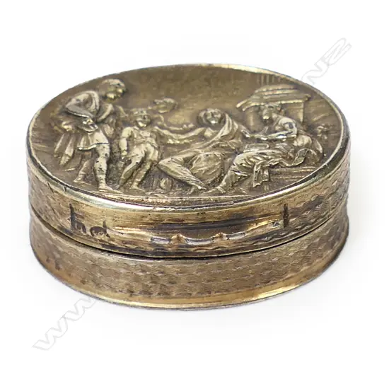 A George III silver vinaigrette,