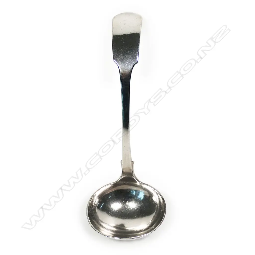 A rare New Zealand G.T. White (Christchurch/Wellington) silver sauce ladle, Image 1++