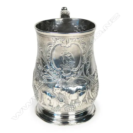 An early George III Irish silver mug,