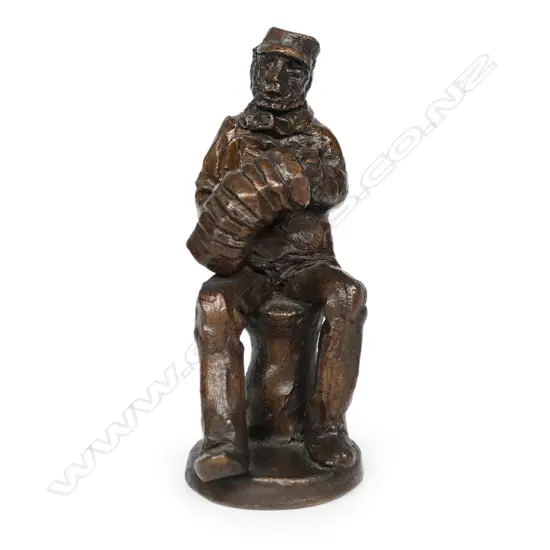 Ken Kendall (NZ 1928-2012) 'Man Playing Accordion',