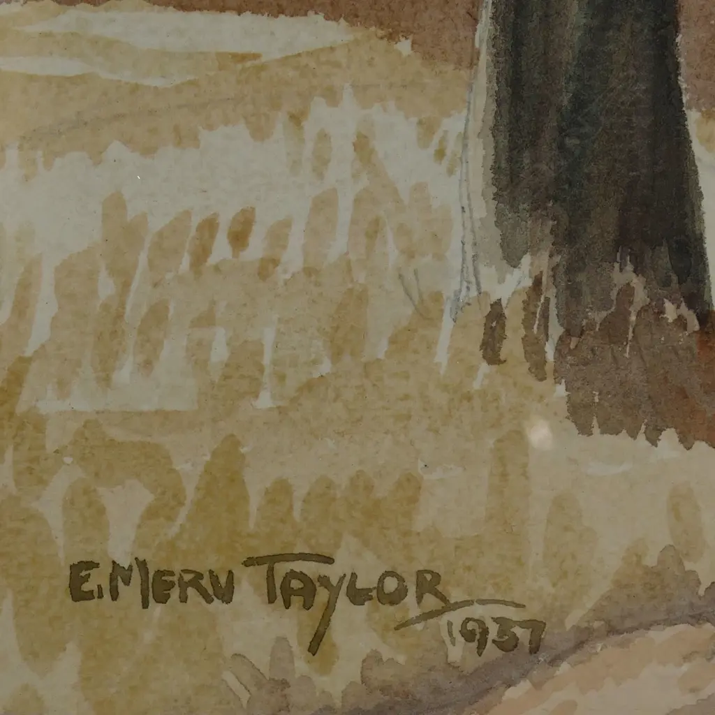 E. Mervyn Taylor (NZ 1906-64) 'Country Bridge', Image 1++