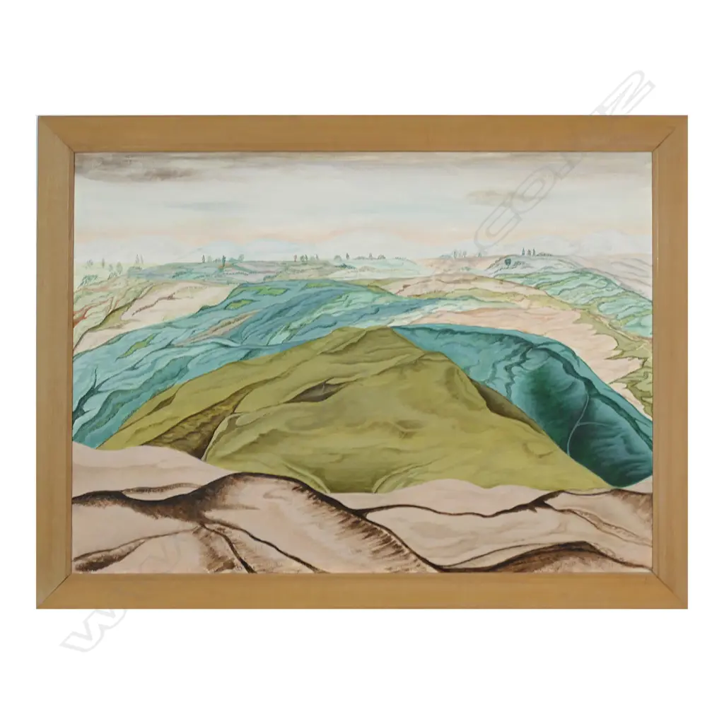 Margot Philips (NZ 1902-1988) 'Ruined Land', Image 1++