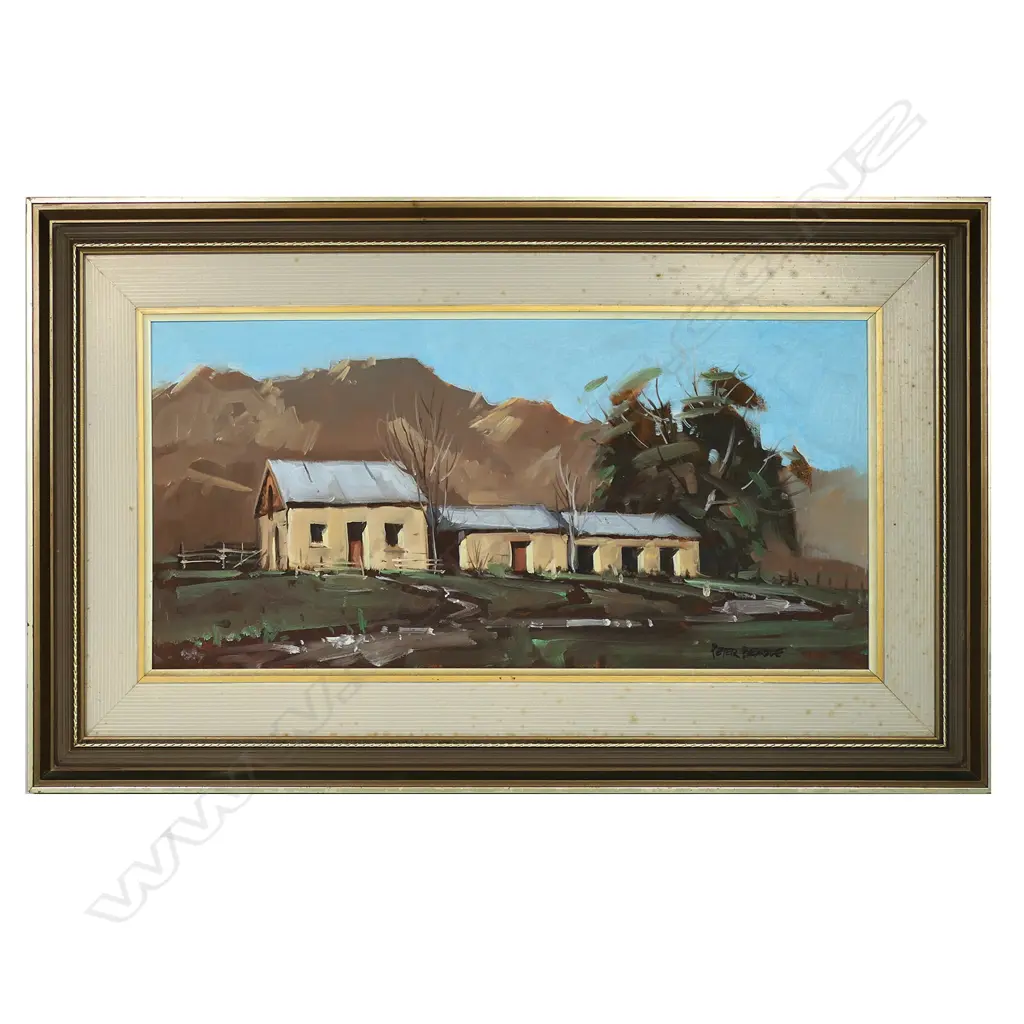 Peter Beadle (1933-2021) 'Gordon's Barn Lake Sumner Garston. Southland', Image 1++