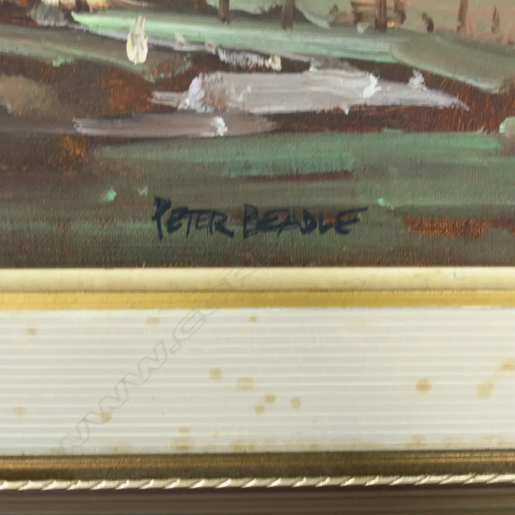 Peter Beadle (1933-2021) 'Gordon's Barn Lake Sumner Garston. Southland', Image 1++