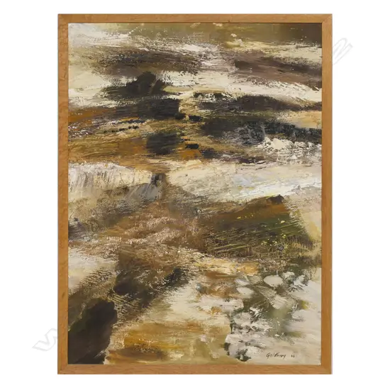 Suzanne Goldberg (NZ 1940-1999) abstract,