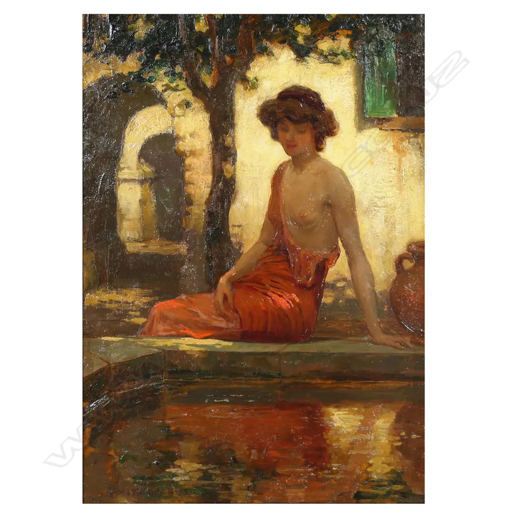 19thC artist unknown 'Reflections', Image 1++
