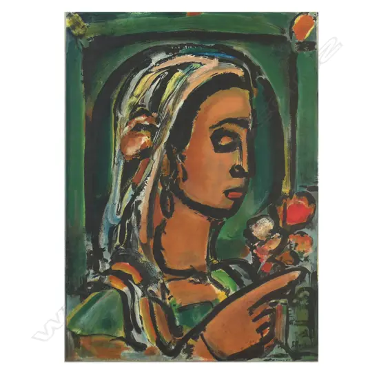 George Rouault (FRANCE 1871-1958) 'La Sybille De Cumes',