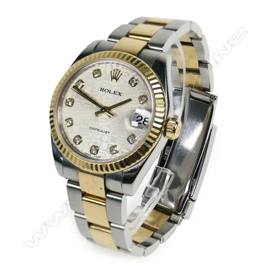 Rolex Datejust 31mm in oyster steel and gold,