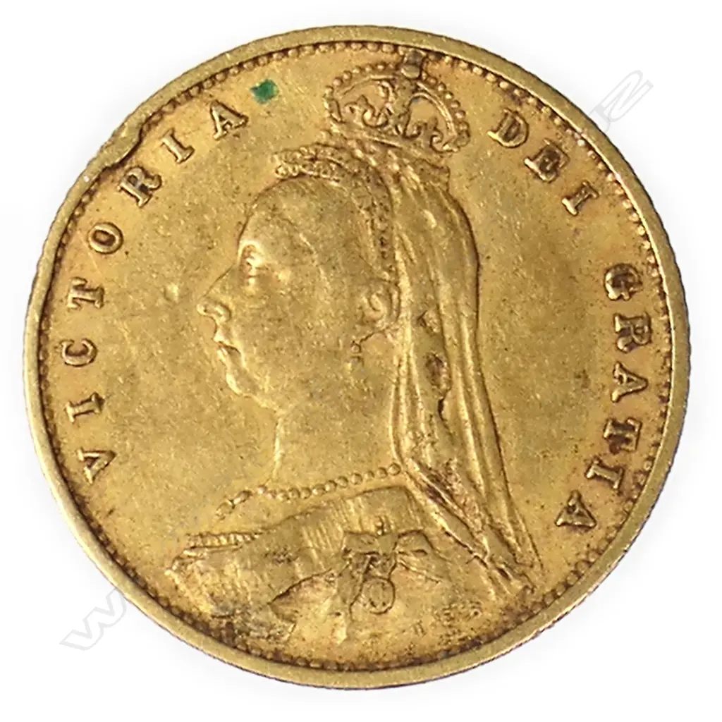 A Victorian gold half sovereign, Image 1++