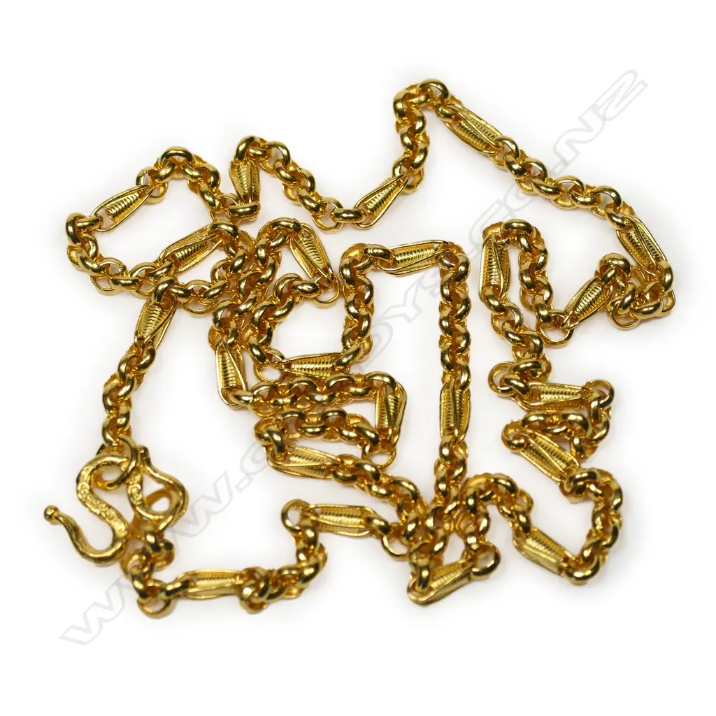 A .9999 yellow gold necklace, Image 1++