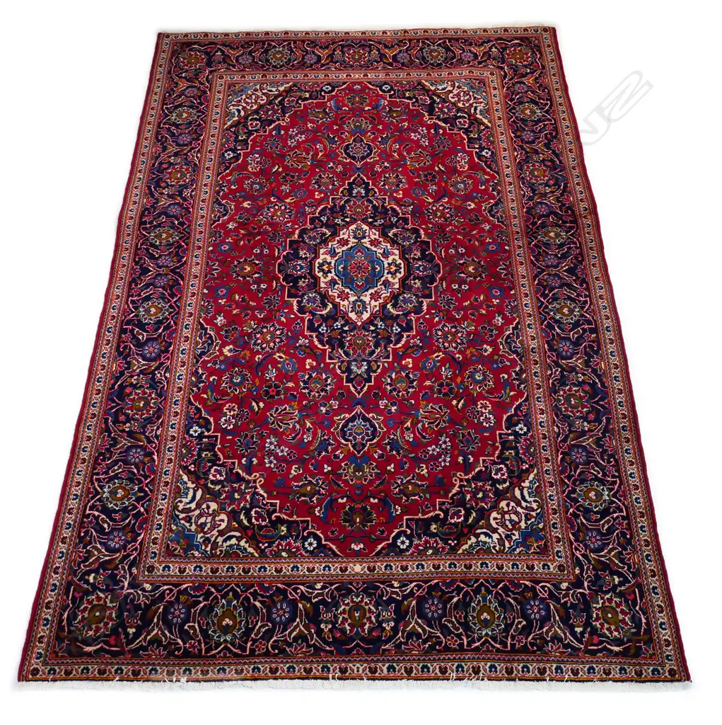 A fine hand-knotted Kashan carpet, Image 1++