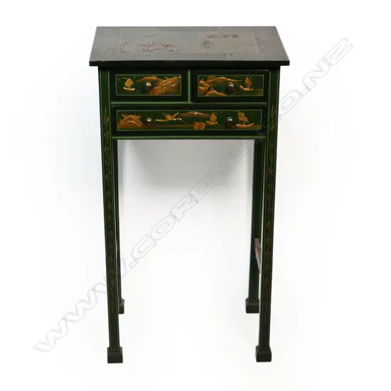 A vintage chinoiserie small side table,