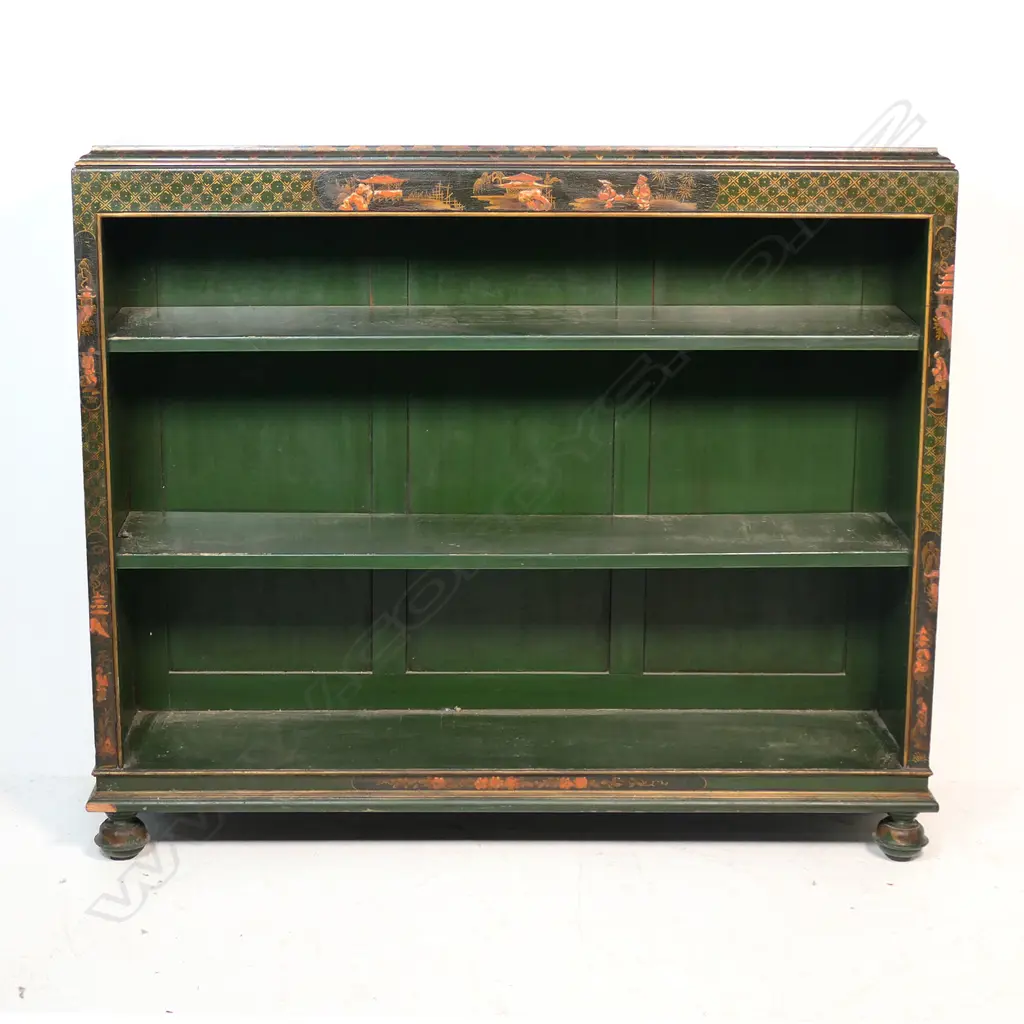 A vintage chinoiserie bookcase, Image 1++
