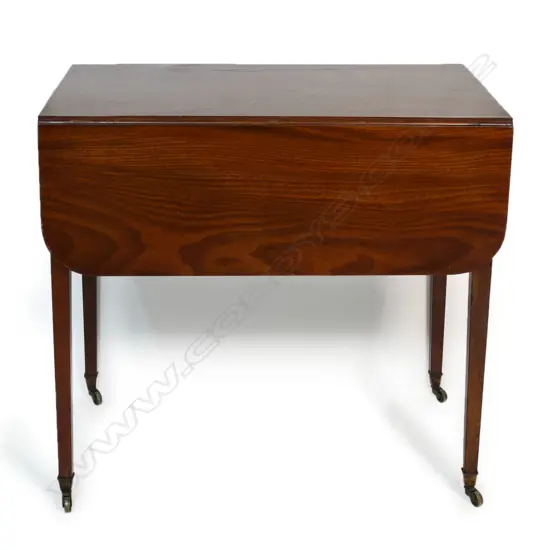 A Regency mahogany Pembroke table,