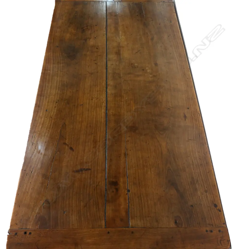 A fruitwood French style provincial dining table, Image 1++