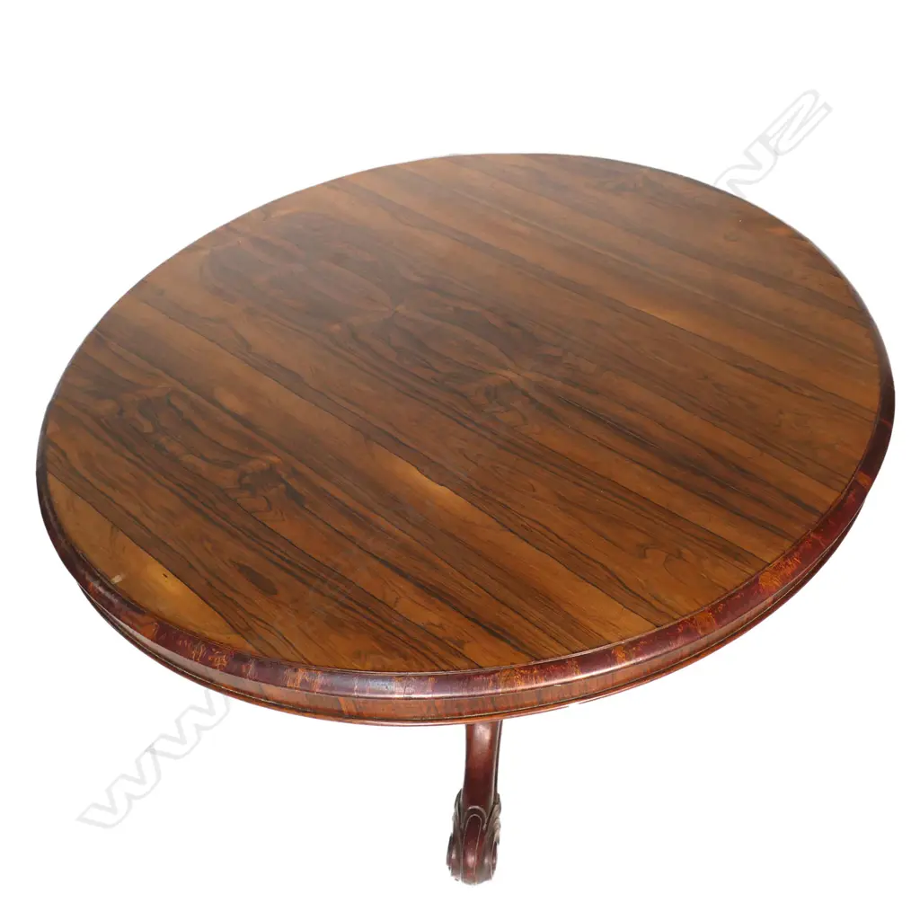 A Victorian rosewood supper table, Image 1++