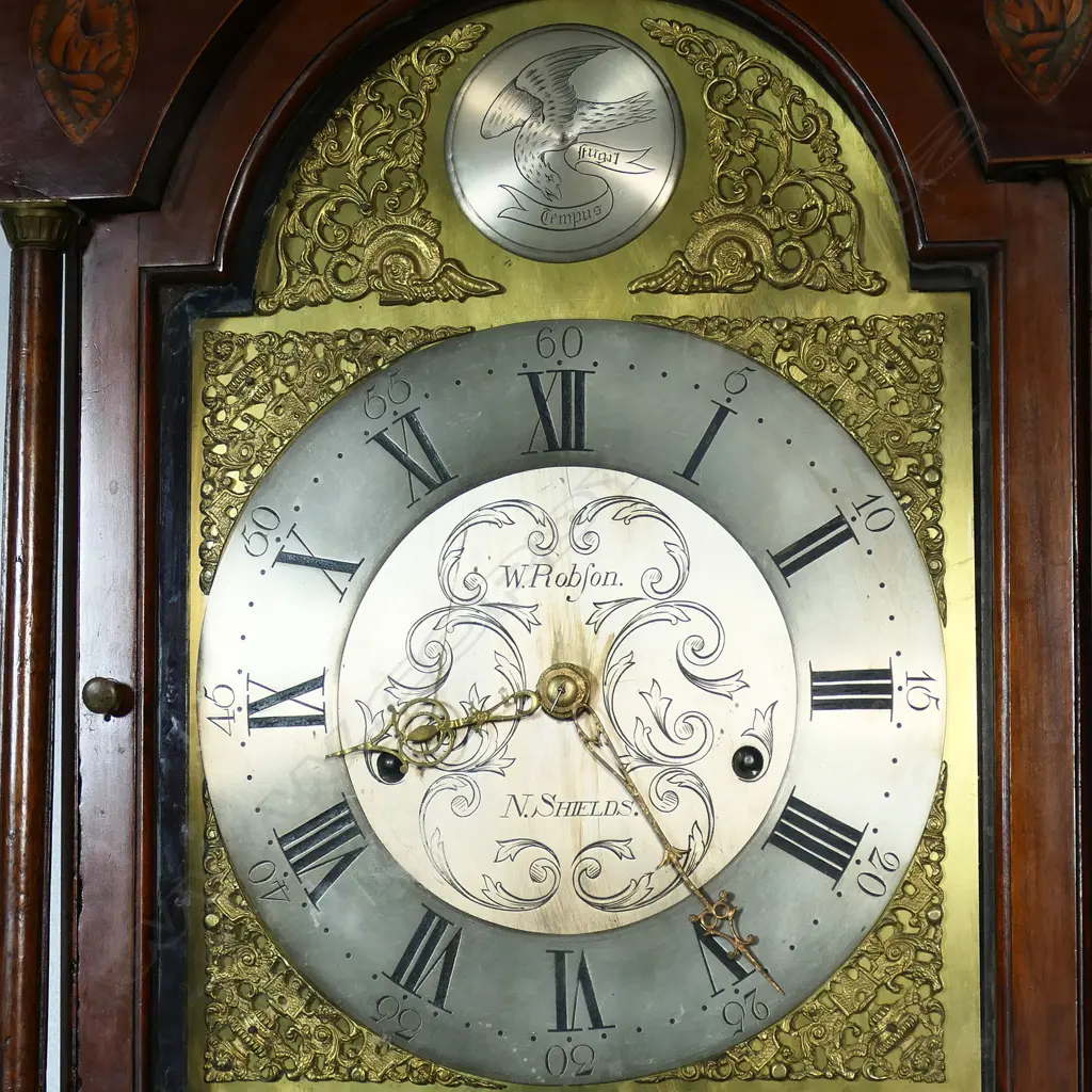 A Georgian mahogany long case clock, Image 1++