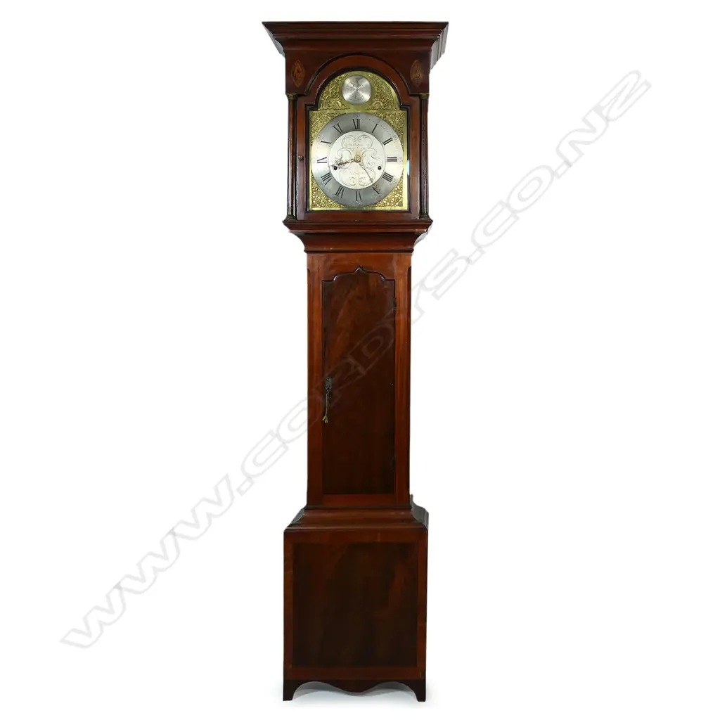 A Georgian mahogany long case clock, Image 1++