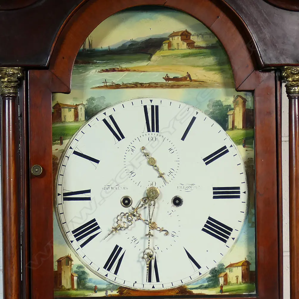 A 19thC mahogany long case clock, Image 1++