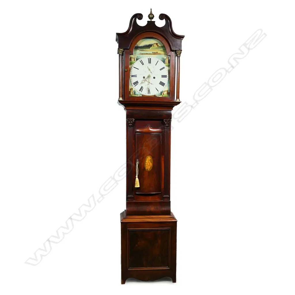 A 19thC mahogany long case clock, Image 1++