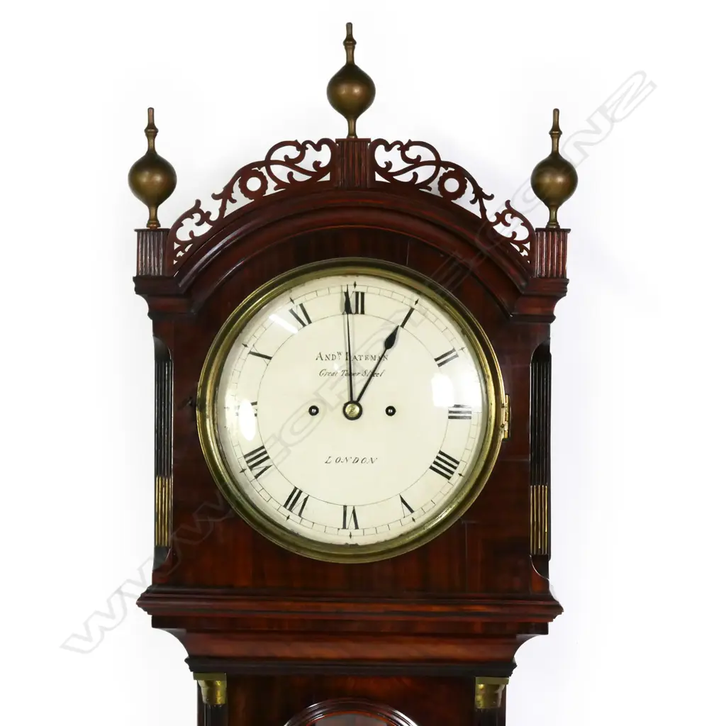 A George III mahogany long case clock, Image 1++