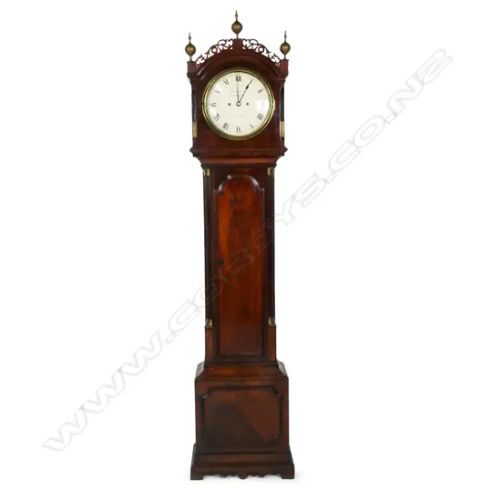 A George III mahogany long case clock,