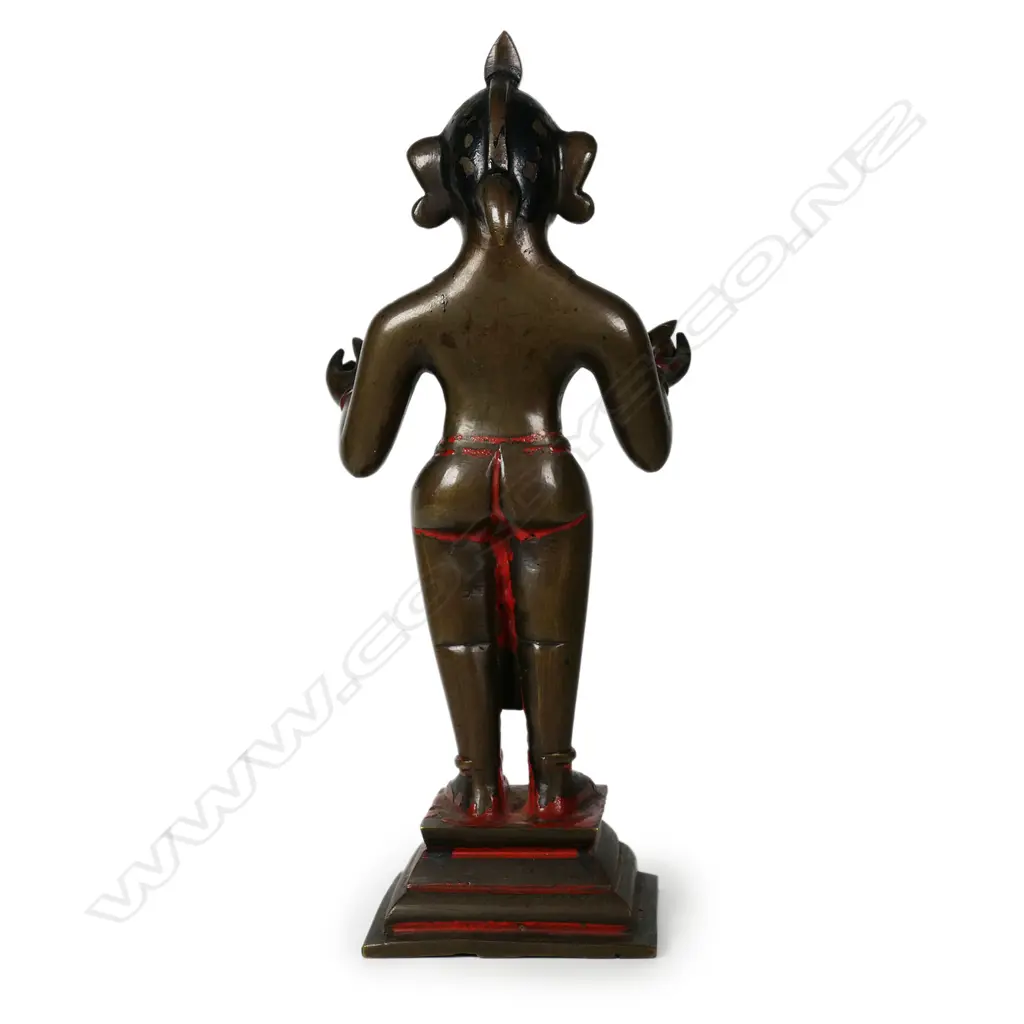 A 19thC Indian bronze figure of Jina, Image 1++