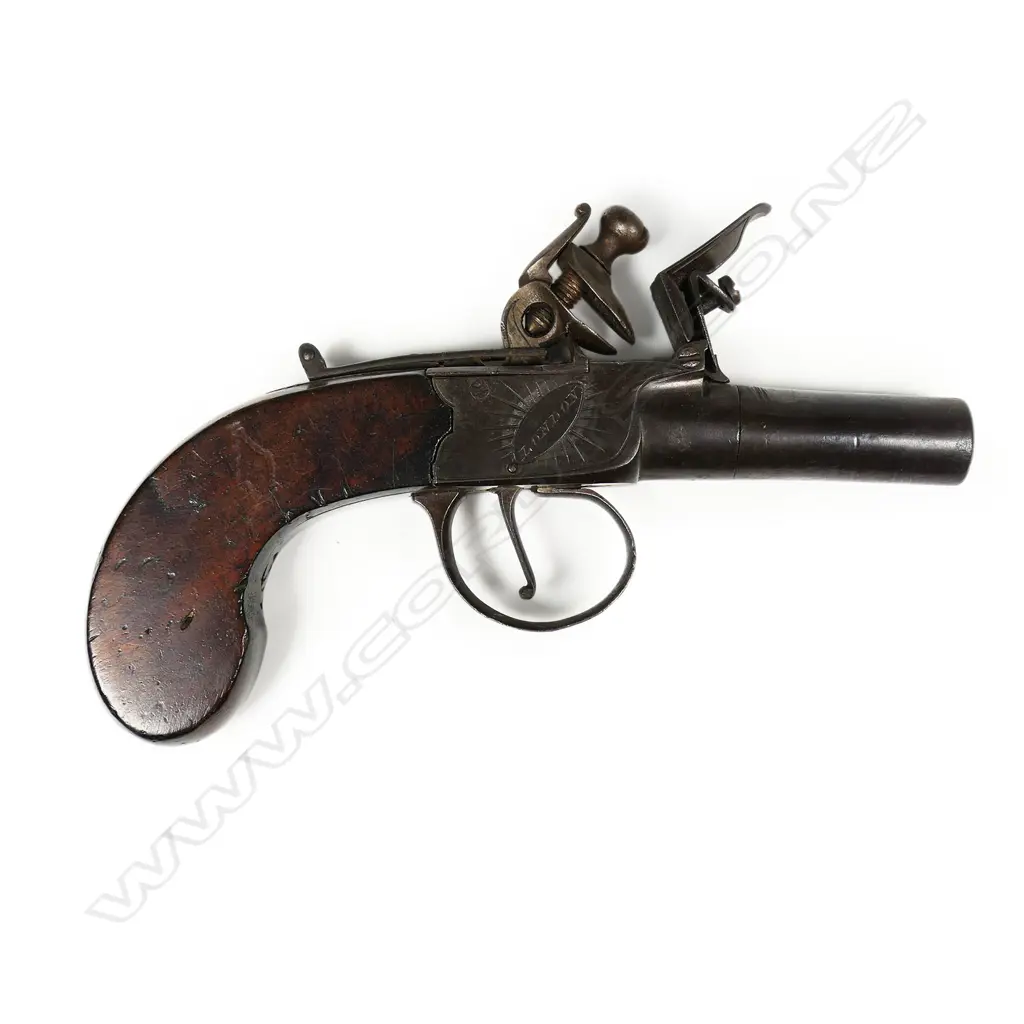 A c.1800 Twig of London box lock flintlock pistol, Image 1++