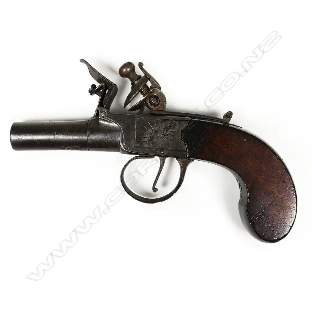 A c.1800 Twig of London box lock flintlock pistol, Image 1++