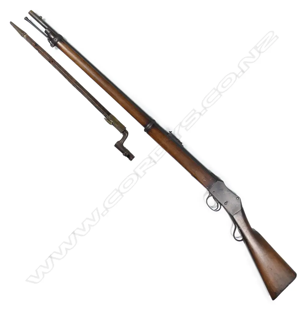 An Australian colonial issue .577/450 Enfield Martini-Henry Rifle MkIII and bayonet Image 1++