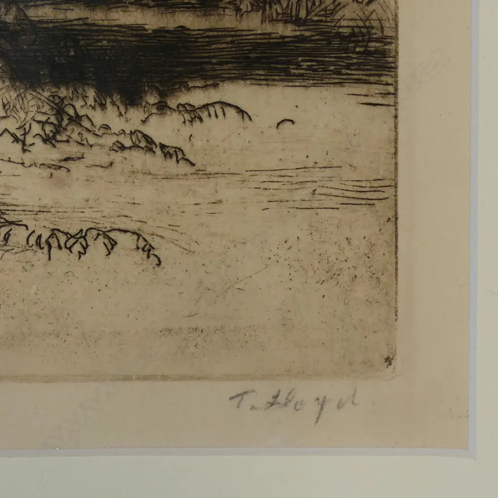 A Trevor Lloyd etching, Image 1++