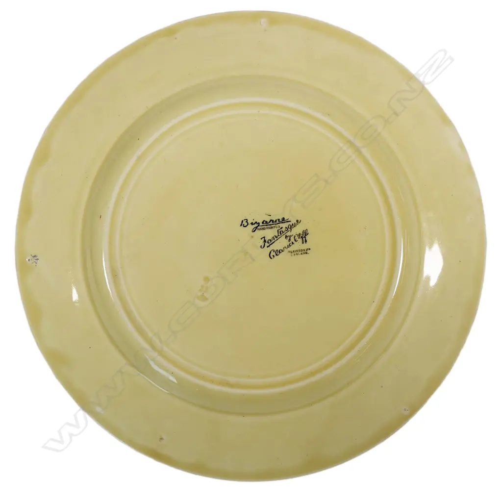 Two Clarice Cliff Fantasque 'Gardenia' plates, Image 1++